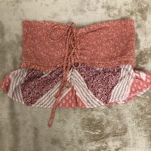 American Eagle Strapless Top Size Small